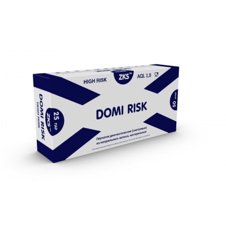 Перчатки ZKS™ латексные сверхпрочные High Risk, "Domi Risk"