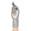 Adele нитриловые серебряные перчатки