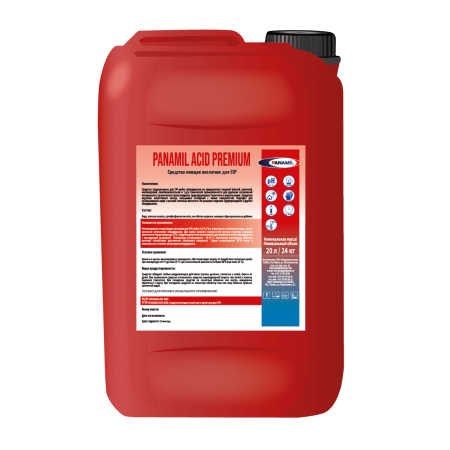 Беспенное кислотное моющее средство Panamil ACID Premium (20л, 200л)